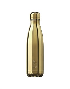 Термос 500 мл Chrome gold Chilly's bottles