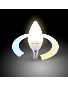 Светодиодная лампа Умная лампа Свеча LED C37 Е14 5W 33 Elektrostandard