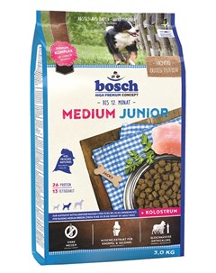 Medium Junior сухой корм для щенков Bosch