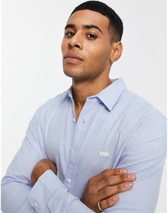 Голубая оксфордская рубашка узкого кроя с маленьким логотипом Levi's®