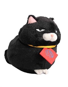 Мягкая игрушка Кот Kuromame 20 см цвет черный Super01