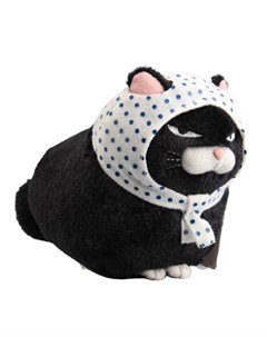 Мягкая игрушка Кошка Маруко 20 см цвет черный Super01