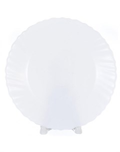 Тарелка мелкая Белая 190 мм Olaff