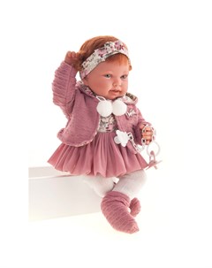 Кукла Саманта в розовом 40 см мягконабивная ТМ Munecas dolls antonio juan