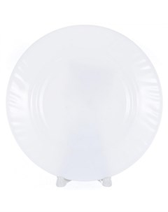 Тарелка мелкая Белая 200 мм арт 130 21067 Olaff