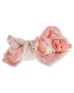 Кукла пупс Младенец Давиния в розовом 40 см мягконабивная ТМ Munecas dolls antonio juan