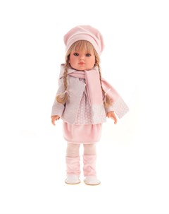 Кукла Эстефания в розовом 45 см виниловая ТМ Munecas dolls antonio juan