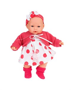 Кукла Памела в красном 27 см плачет мягконабивная ТМ Munecas dolls antonio juan