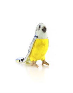 Игрушка мягкая Hansa Попугай волнистый голубой 15 см Hansa creation