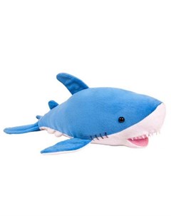 Игрушка мягкая В дикой природе Акула голубая 40 см Abtoys