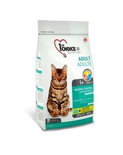 Корм для кошек Контроль Веса для кастрованных и стерилизованных кошек сух 2 72кг 1st choice