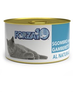 Консервы Forza 10 со вкусом скумбрии с креветками для кошек 75 г Скумбрия с креветками Forza10