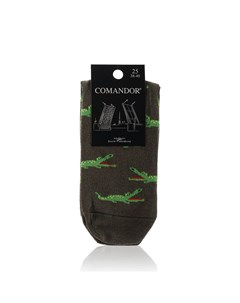 Мужские носки Comandor Крокодил Хаки р 25 Opium