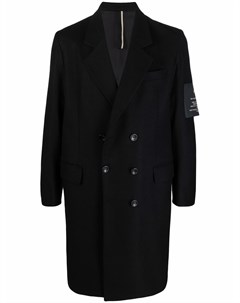 Двубортное пальто с логотипом Low brand