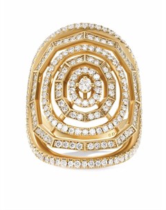 Кольцо Stax из желтого золота с бриллиантами David yurman