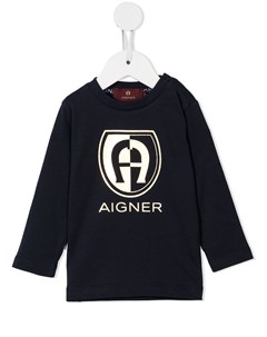 Футболка с логотипом Aigner kids