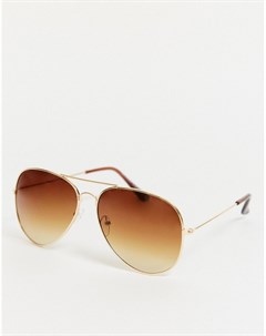 Солнцезащитные очки с затемненными коричневыми стеклами Svnx