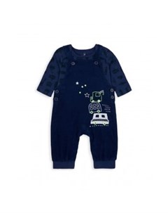 Комбинезон вельветовый Маленькие машинки и боди в комплекте Mothercare