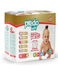 Подгузники трусики baby для ежедневного использования р Maxi 7 18 40 шт Predo