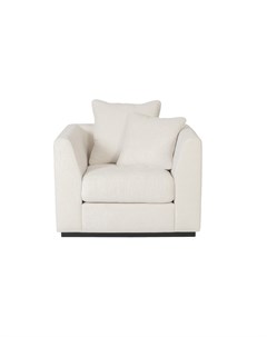 Кресло roberto велюровое кремовое бежевый 105x90x100 см Garda decor