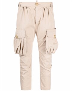 Укороченные брюки с накладными карманами Dsquared2