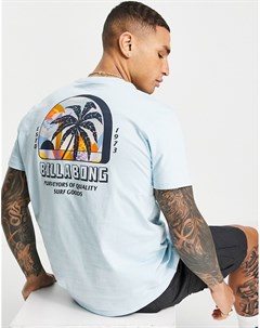 Голубая футболка Palmas Billabong