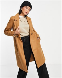 Классическое пальто бежевого цвета Vero moda
