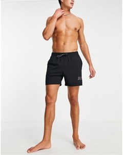 Черные пляжные шорты длиной 5 дюймов Swimming City Series Nike
