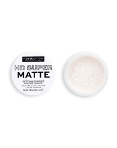 Пудра рассыпчатая для лица RELOVE HD SUPER MATTE SETTING POWDER бесцветная Revolution