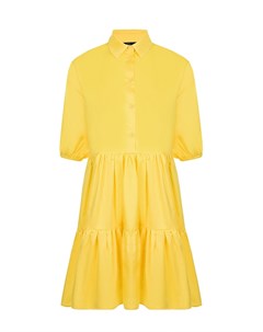 Желтое платье рубашка Dan maralex