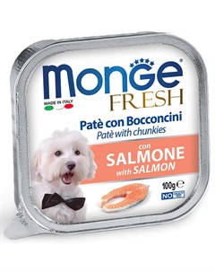 Влажный корм для собак Fresh лосось Monge