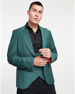 Пиджак хвойно зеленого цвета Twisted tailor