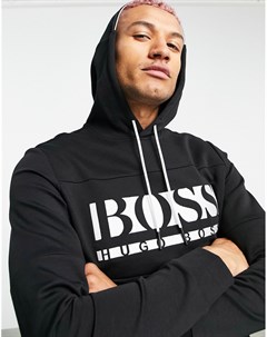 Худи черного цвета без застежки Soody 1 Boss athleisure