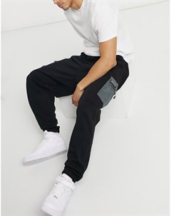 Oversized джоггеры на шнурке с нейлоновыми карманами ASOS Unrvlld Spply Asos design