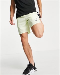 Зеленые шорты для бега длиной 7 дюймов Wild Run Nike running
