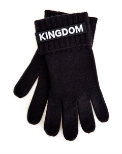 Перчатки из кашемировой пряжи с принтом Kingdom Burberry