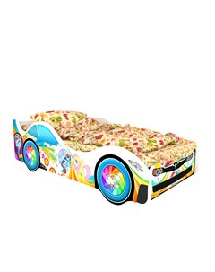 Кровать машина карлсон монако без доп опций желтый 85x50x170 см Magic cars