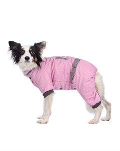 Комбинезон с поясом для собак 2XL розовый девочка Petmax