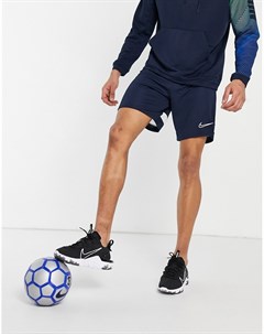 Синие с белым шорты Academy Nike football