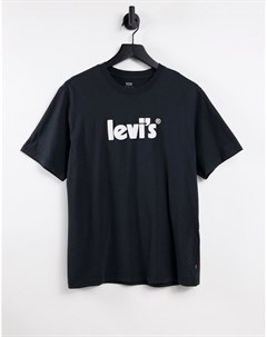 Черная футболка с логотипом Levi's®