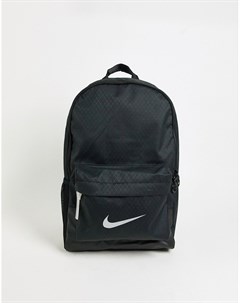 Черный рюкзак с металлизированным логотипом Heritage Nike