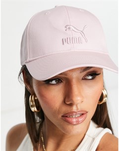 Розовая кепка с тисненым логотипом Puma