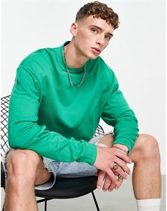 Зеленый oversize свитшот Asos design