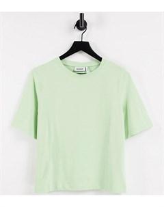 Эксклюзивная зеленая футболка из органического хлопка Trish Weekday