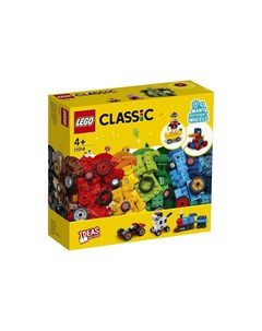 Конструктор Classic 11014 Кубики и колёса 653 детали Lego