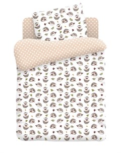 Комплект постельного белья Juno Hedgehogs с наволочкой 40х60см Отк