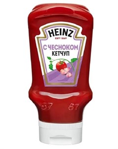 Кетчуп Heinz с чесноком 460гр Kraftheinz
