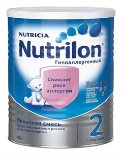 Нутрилон Молочная смесь Гипоаллергенный 2 400г Nutrilon