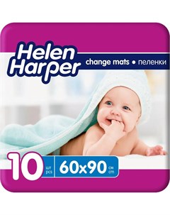 Впитывающие пеленки Baby 60x90 10шт Helen harper