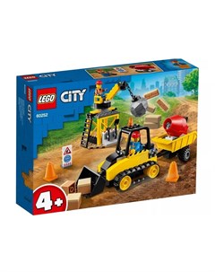 Конструктор City 60252 Строительный бульдозер 126 деталей Lego